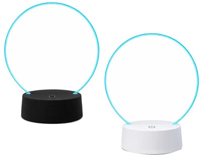 Large Round Light Up Acrylic Award