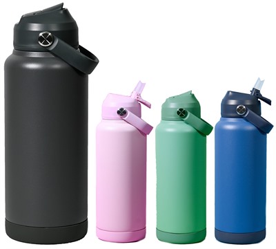 Leak Proof Powder Coated 1 Litre Drink Bottle