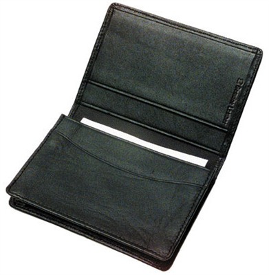Leather Card Holder with Gusset
