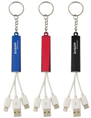 Light Up Charging Cable Keyring