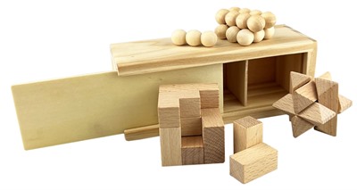 Matrix 3 in 1 Wooden Brain Teaser