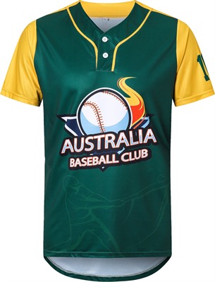 Men's 2 Button Baseball Jersey