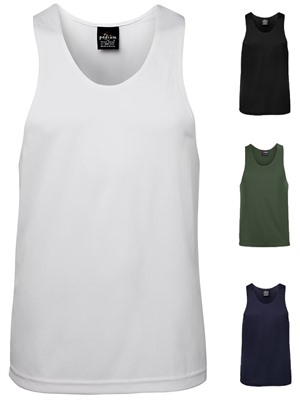 Mens Cool Dry Singlets with matching kids cool dry singlets also avail