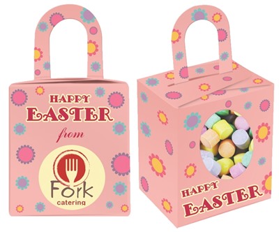 Mini Marshmallow Pink Easter Noodle Box