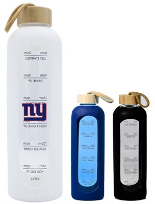 Motivational 1L Glass Water Bottle