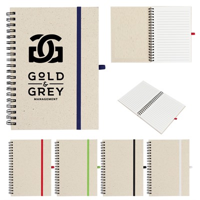 Natural Recycled Paper Notebook