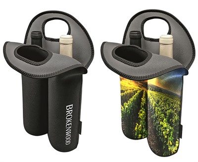 Neoprene BYO Twin Wine Bottle Holder