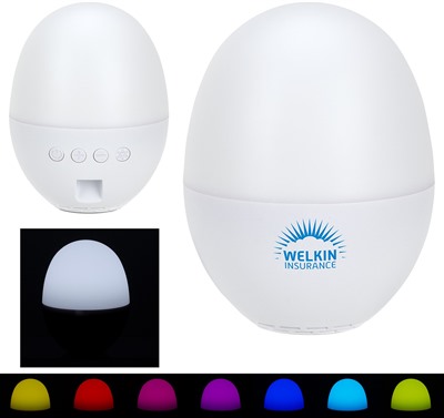 Night Light Speaker With White Noise