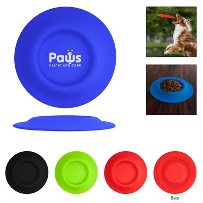 Oscar 2-In-1 Flying Disc Pet Bowl
