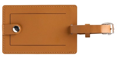 Pineapple Leather Luggage Tag