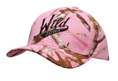 Personalised Pink True Timber Camouflage Caps are crafted with a low-p