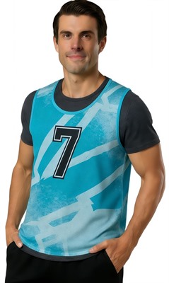 Polyester Micro Mesh Sublimated Training Bib