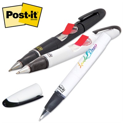 Post-it® Flag & Black Ink Pen