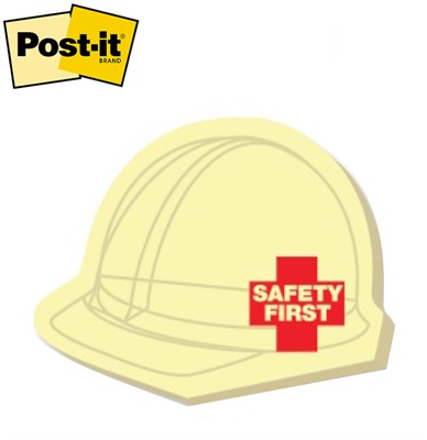 Post-it® Medium Hard Hat Shaped Notes