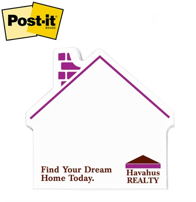 Post-it® Medium House Shaped Notes