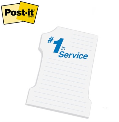 Post-it® Medium Number 1 Shaped Notes