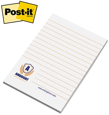 Post-it® Notes 4 Inch x 6 Inch Spot Colour