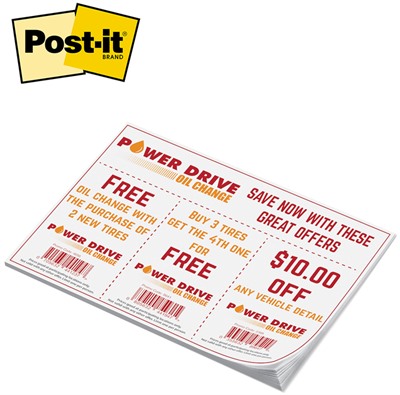 Post-it® Notes 6 Inch x 8 Inch Spot Colour