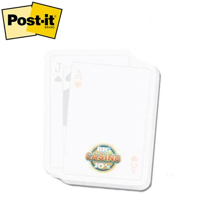 Post-it® XLarge BlackJack Cards Shaped Notes