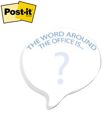 Post-it® XLarge Bubble Shaped Notes