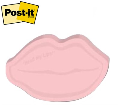 Post-it® XLarge Lips Shaped Notes