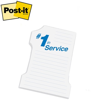 Post-it® XLarge Number 1 Shaped Notes