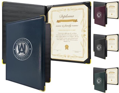 Premium Portrait Diploma Holder