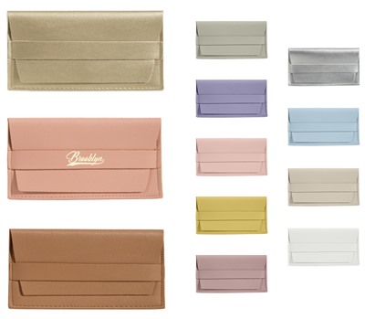 PU Leather Flap Closure Sunglass Pouch