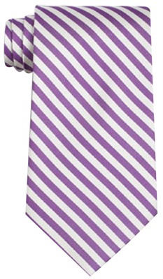 Purple White Winchester Polyester Tie