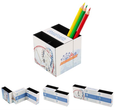 Quartora Three-panel Foldable Pen Holder
