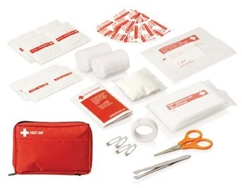 Red Pouch First Aid Kit