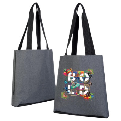 Reese Tote Bags are crafted from durable 600D polyester canvas-like ma