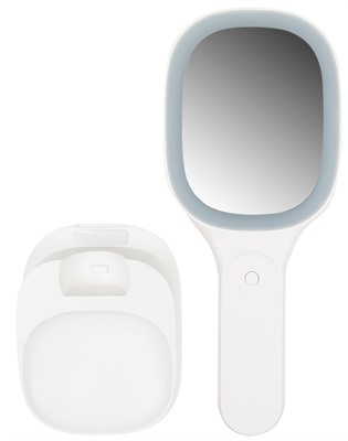 Rezzato Double Sided Mirror With Wireless Charger