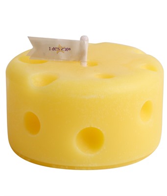 Round Cheese Shape Candle