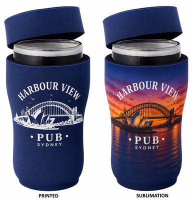 Schooner Glass Stubby Holder With Lid
