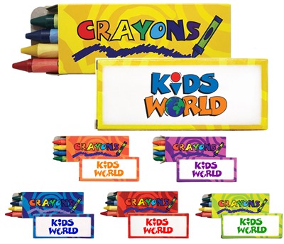 Scrawl 4 Pack Wax Crayons