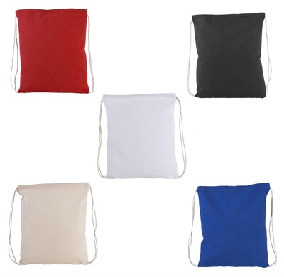 Serra Coloured Drawstring Calico Bag