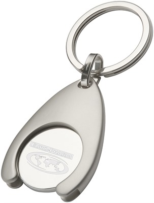 Shopping Trolley Coin Holder Keyring