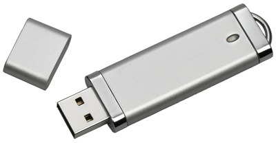 Silver And Chrome USB Stick
