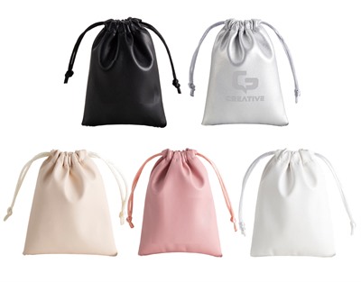 Somerset PU Leather Drawstring Gift Bag