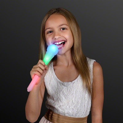 Sound Sensitive Flashing LED Disco Microphone Toy