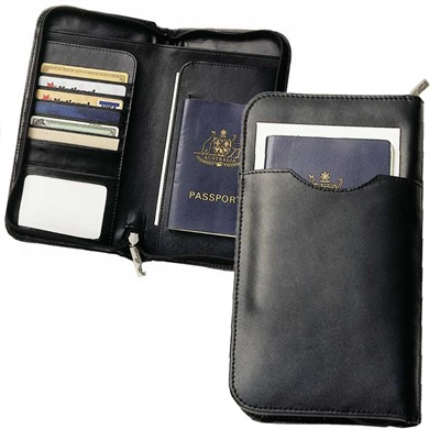 Split Leather Travellers Wallet