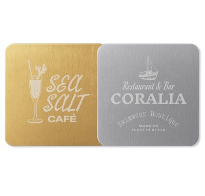 Square Metal Coaster