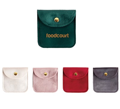 Square Velvet Jewellery Pouch
