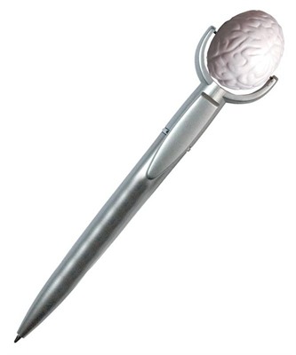 Squeezy Brain Topped Pen