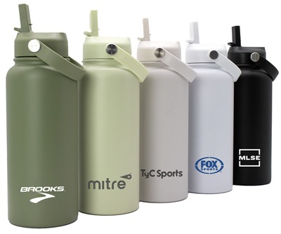 Star 1L Powder Coated Drink Bottle