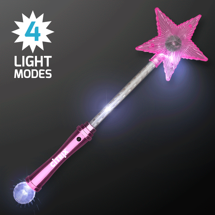 Star LED Pink Wand