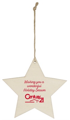 Star Wooden Ornament