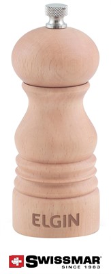 Swissmar® 140mm Castell Natural Wood Pepper Mill 