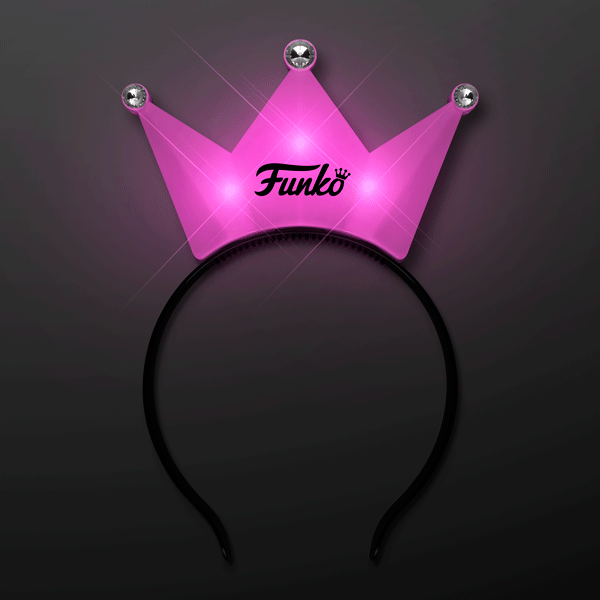 Tiara Crown With Pink LED